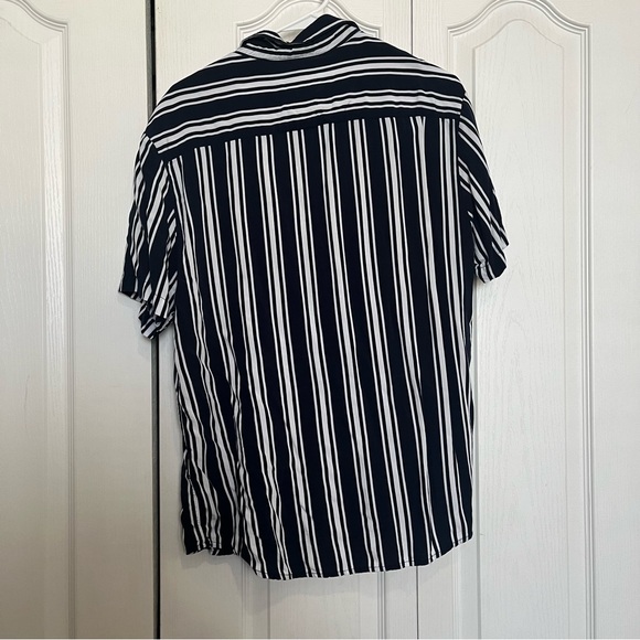 Denim & Flowers Blue and White Striped Shirt (Box C) - Picture 5 of 5